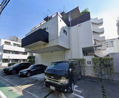 フィース神楽坂の外観|北側道路から見たとき