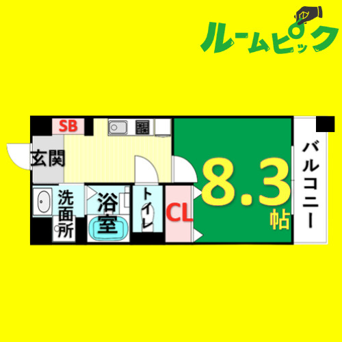 S-FORT浄心　名古屋市賃貸　仲介手数料無料の間取り