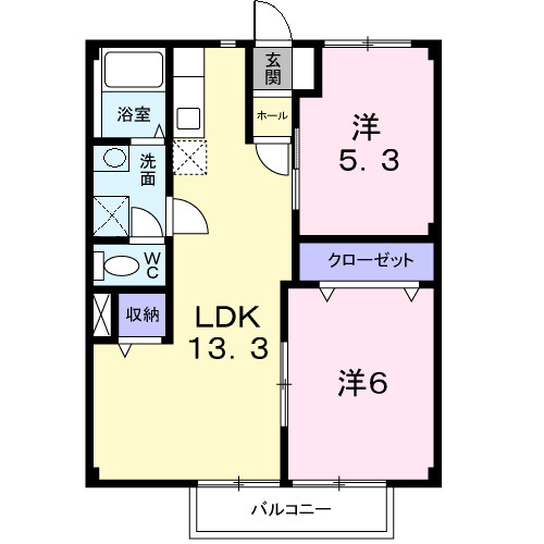 【間取り】 | ニューシティー川島