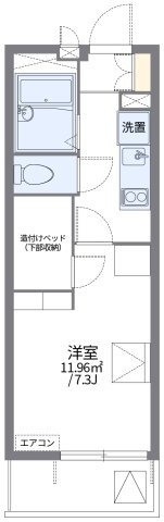【間取り】 | レオパレスカトルセゾン伊奈