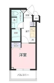 レピュア武蔵関の間取り|間取りです。
