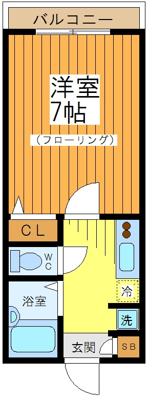シェソワボヌールの間取り
