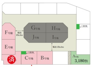 西宮市田近野町　新築一戸建ての区画図|全10区画