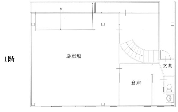 山田六ノ坪町事務所の間取り