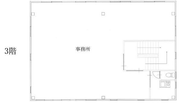 山田六ノ坪町事務所の間取り