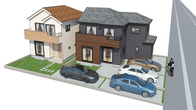 ハートフルタウン宇都宮市清原台2丁目256番の完成予想図|完成予想パースです（同社施工の完成物件・モデルハウスがご見学できます）