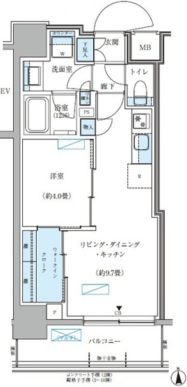 【間取り】 | パークアクシス大森山王