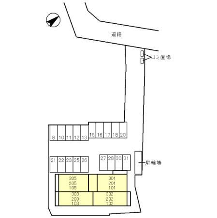 Ｔｅｌｌ ｍｅ 和華Ⅱの区画図
