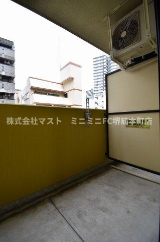 アーバンステージ安堂寺Ⅰのバルコニー