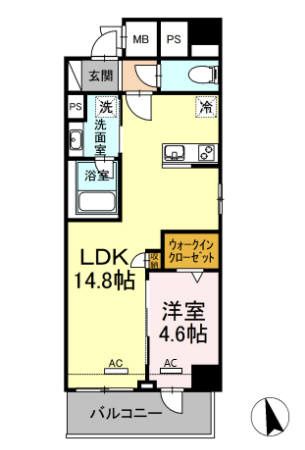 ベルオレイルの間取り