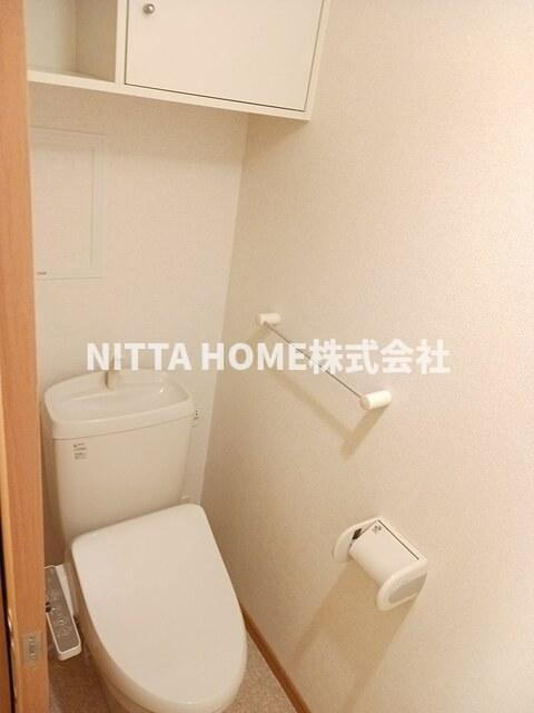 ハーモニーＡのトイレ|温水洗浄便座のトイレです＊