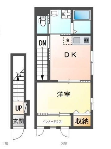 Ｋｎｏｔｔｏｎの間取り|間取りです。