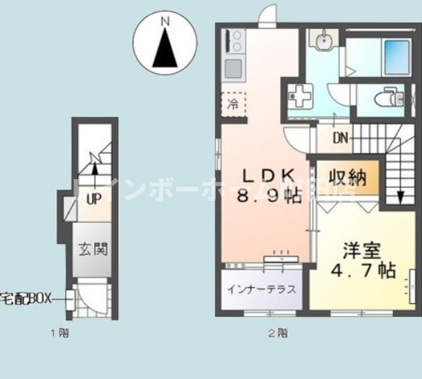 Sonas※初期費用分割あと払いサービス利用可能物件の間取り