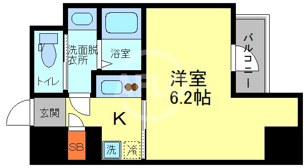 ArtizA森ノ宮D.C.の間取り|ArtizA森ノ宮D.C.　間取り