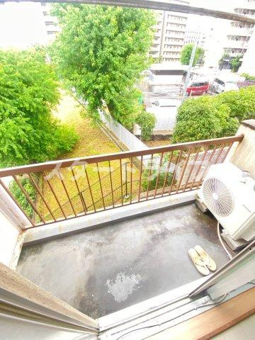 吹田市出口町の賃貸マンションのバルコニー