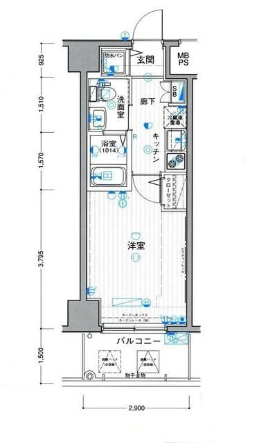 パークウェル下落合駅前の間取り|間取りです。