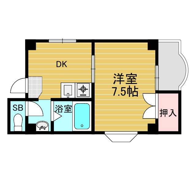グレイスハイツオオマエの間取り