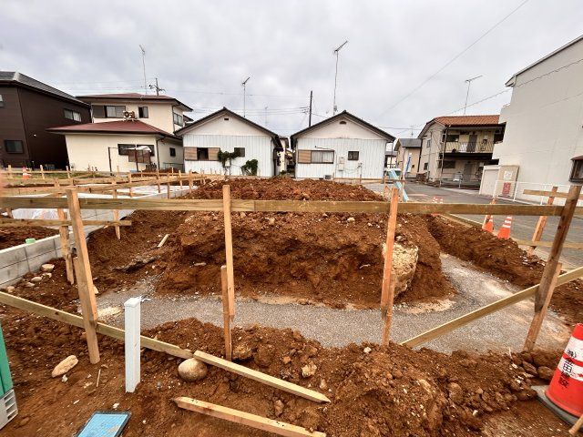 【Cradle garden】真岡市熊倉　第5 全２邸の外観|〇只今建築中〇
資料には掲載しきれない情報が現地にあります。是非ご自身にてご確認下さい。ご連絡お待ちしております。
※2026年9月撮影