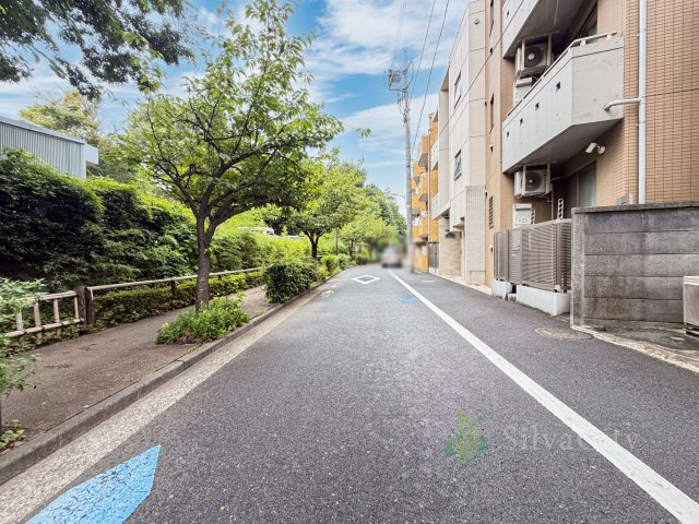 大田区田園調布南の前面道路含む現地写真