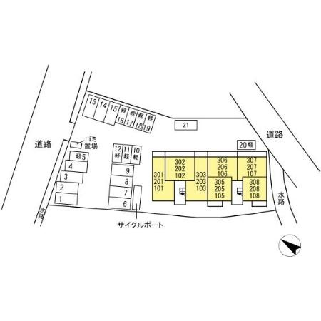 Grand soleil小倉北の区画図