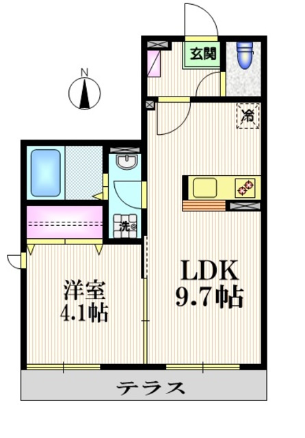 ＭＫ　Ｒｅｓｉｄｅｎｃｅの間取り|【間取り】　角部屋２面採光
