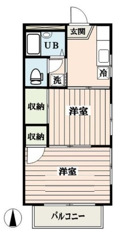 スズキハイツの間取り