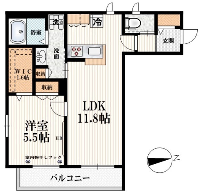 Ａｌｌｏｇｇｉｏ雑司ヶ谷の間取り|★角部屋／ウォークインクローゼット付き★