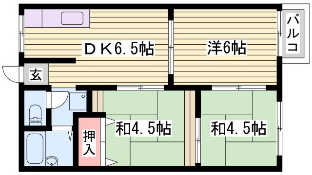 コスモハイツの間取り