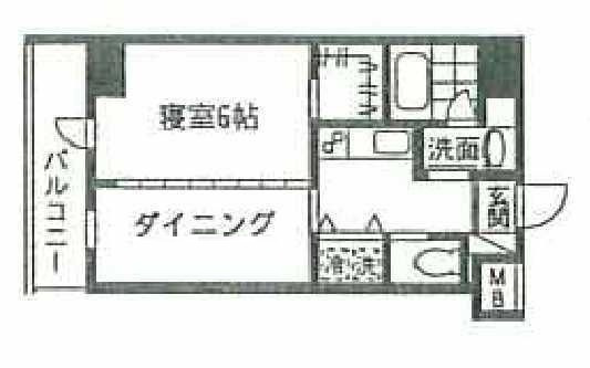 ラフィネ小竹向原の間取り|間取りです。