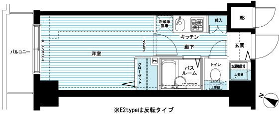 【間取り】 | トーシンフェニックス笹塚駅前弐番館