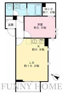 【間取り】 | カームコートＫ