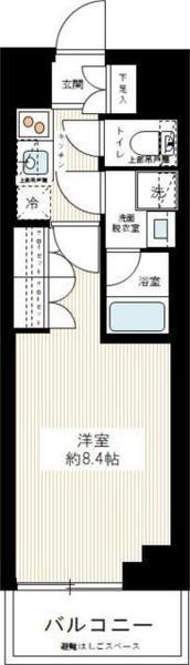 板橋区徳丸３丁目の賃貸マンションの間取り