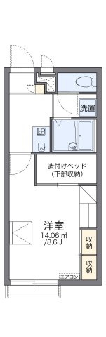 レオパレスＦｉｔ　Ｏｎｅの間取り