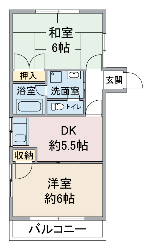 サニーヴィラの間取り