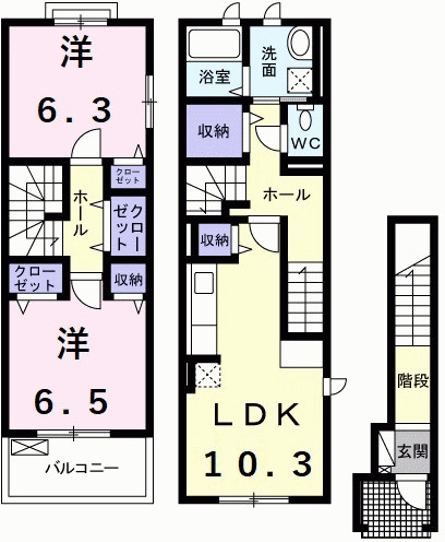 ドリームＢの間取り