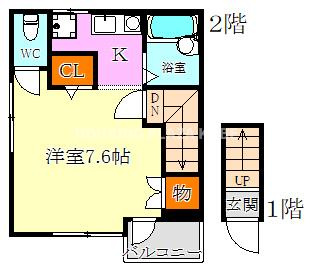 マーレ須磨　須磨駅の賃貸情報の間取り