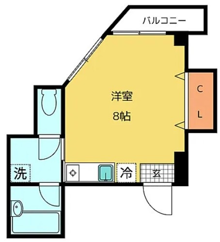 新氷五番館の間取り