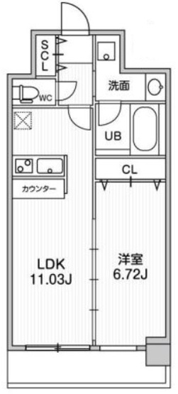 【間取り】 | LaDouceur天満