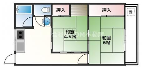 ロイヤル若葉の間取り