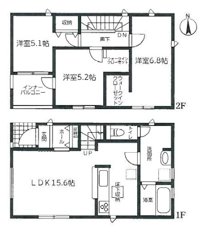 知多市新舞子第4の間取り|ちょうどいいサイズ感の間取り。家事の流れもスムーズに考えられた、使いやすい設計です。									
									