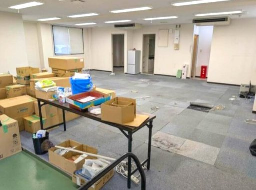 榎木町店舗事務所の内装