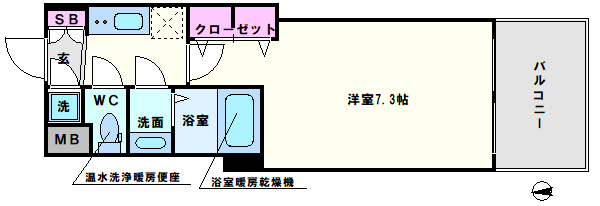 プラ・ディオ新深江の間取り|プラ・ディオ新深江　間取り