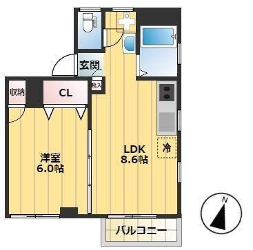 セジュール ドゥ サンミシェルの間取り