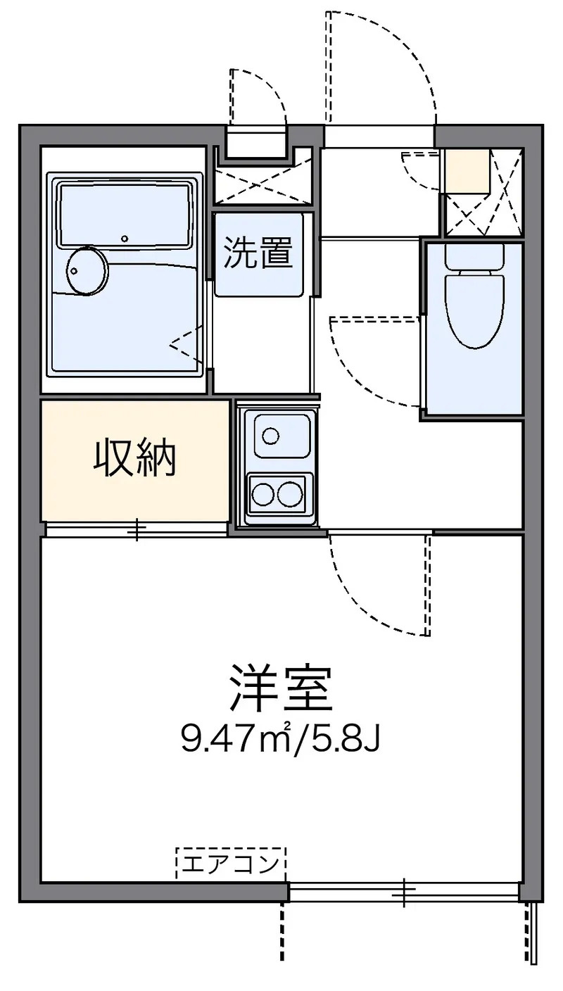 レオパレスメゾンの間取り