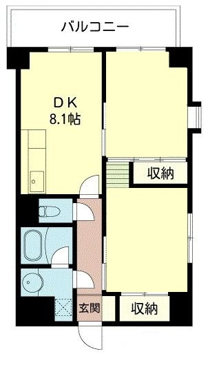 フォークス小岩の間取り|間取りです。