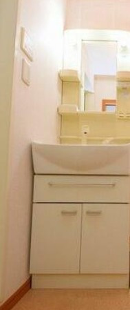 川口市大字安行藤八のアパートの独立洗面台