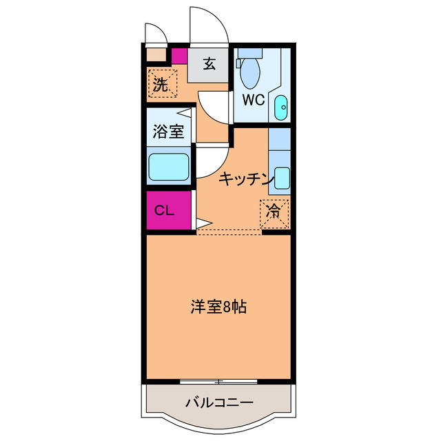 アバンサール壱番館の間取り