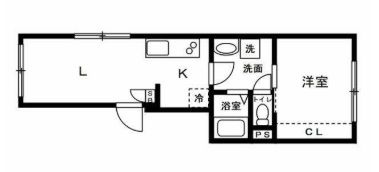 荒川区東日暮里１丁目の賃貸マンションの間取り