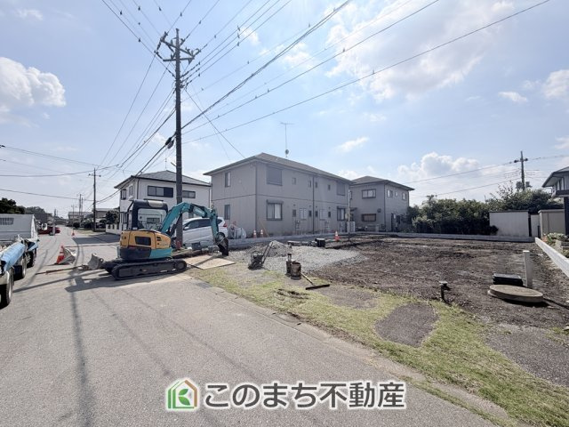 ハートフルタウン宇都宮市清原台2丁目256番の外観|建築中現地写真（同社施工の完成物件・モデルハウスがご見学できます）