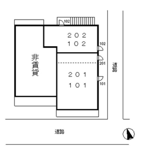 メゾン・ドゥ・ミニヨンの区画図